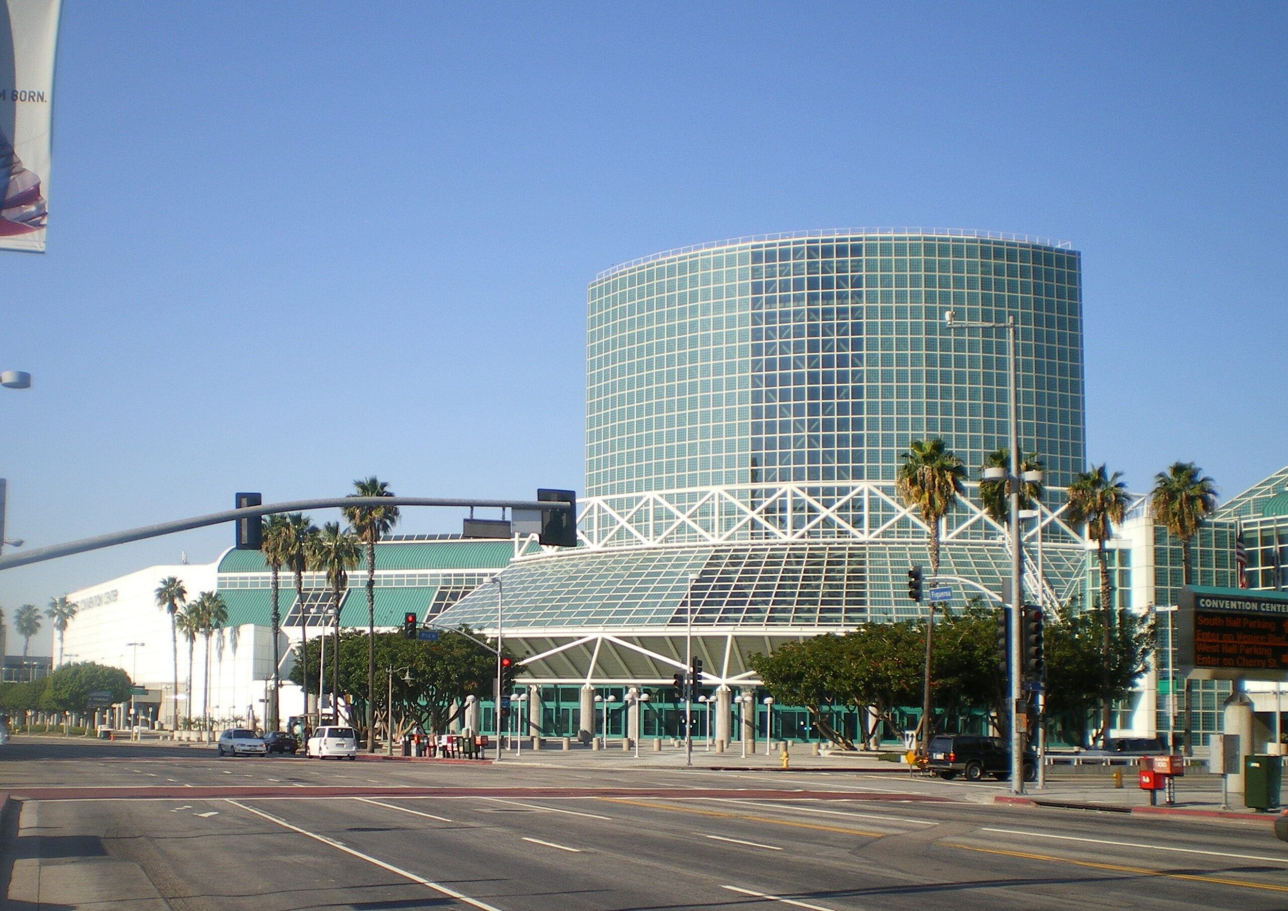 Image of the Los Angeles Convention Center where the LA28 Olympic Wrestling will be held.